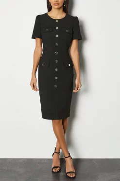 Coupon ⭐ Karen Millen Utility Midi 👗 Dress 🧨