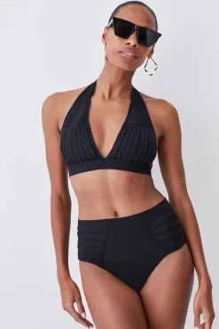 Best deal 🛒 Karen Millen Bandage Sheer Stripe 👙 Bikini Bottoms 🔥