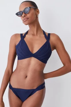 Outlet 👏 Karen Millen Bandage Double Strap 👙 Bikini Top 👏