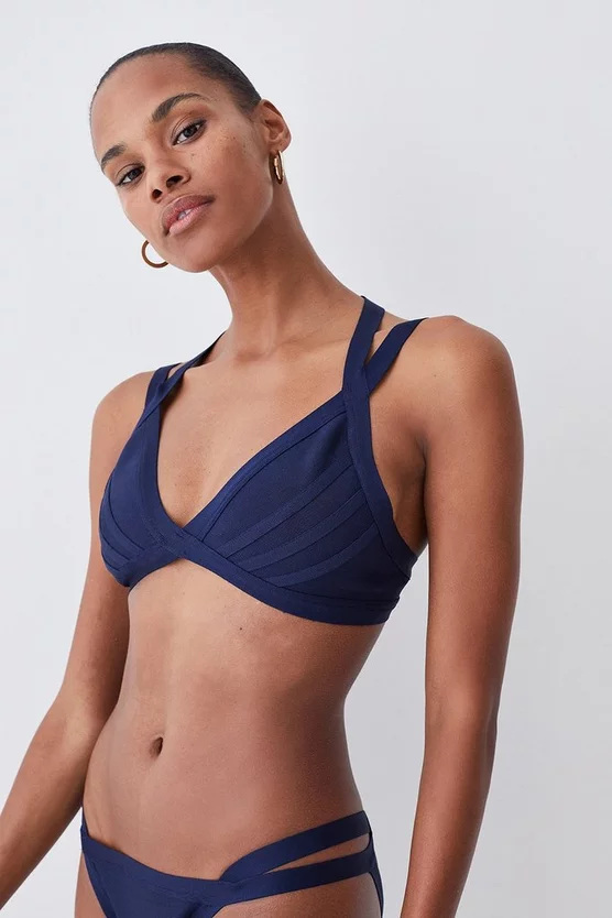Outlet π Karen Millen Bandage Double Strap π Bikini Top π - Image 5