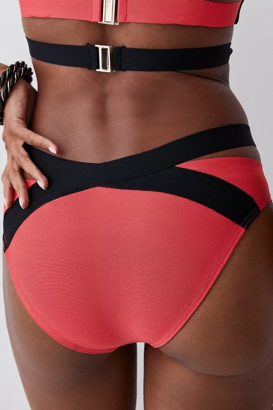 Deals ๐คฉ Karen Millen Bandage Colour Block Strappy ๐ Bikini Bottoms ๐ - Image 5
