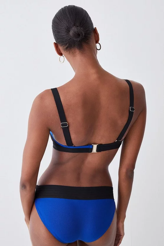 Brand new π Karen Millen Bandage Colour Block Bandeau π Bikini Top - cobalt π - Image 3