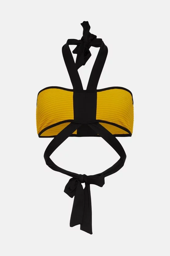 Flash Sale π― Karen Millen Ripple Colour Block Double Strap π Bikini Top π - Image 4