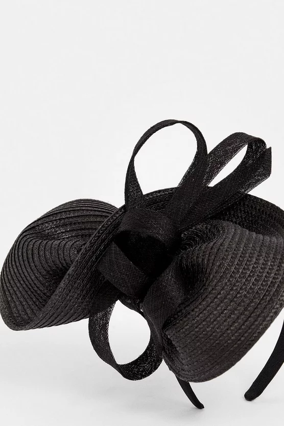 Coupon π― Karen Millen Asymmetric Bow Headband Fascinator π₯° - Image 3