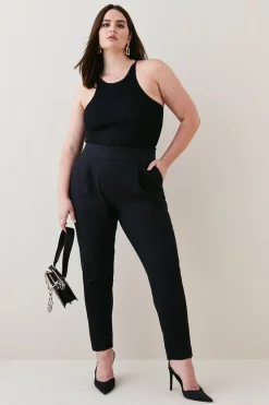 Hot Sale 🔔 Karen Millen Plus Size Compact Stretch Slim Leg Trouser 😍