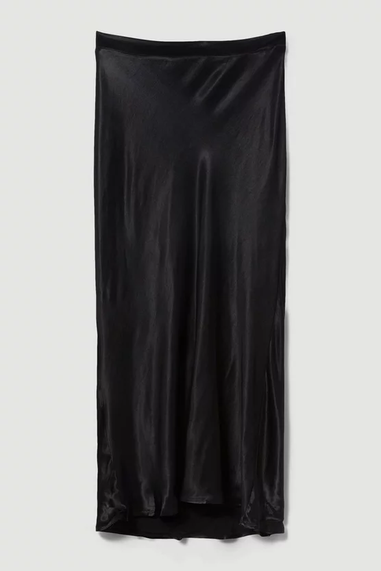 Hot Sale β Karen Millen Satin Woven π Skirt β - Image 4