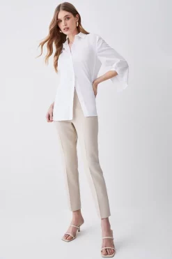 Cheap 👍 Karen Millen Compact Essential Slim Leg Trouser ✔️