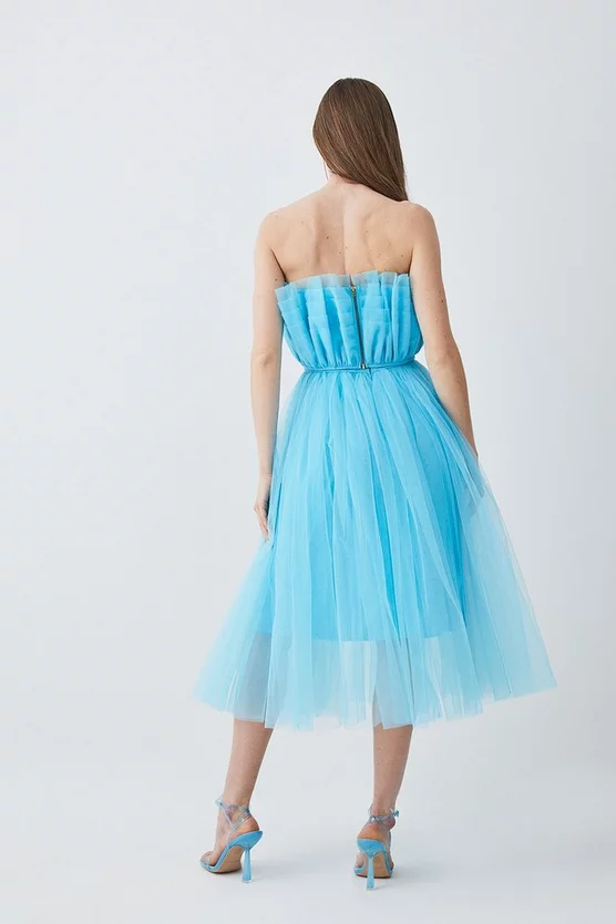 Budget 𧨠Karen Millen Tulle Woven Maxi π Skirt π - Image 3