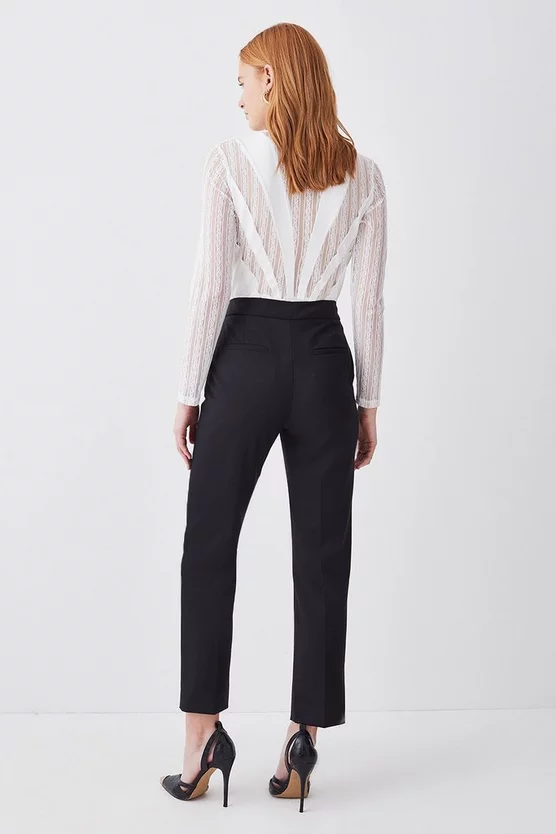 Coupon โญ Karen Millen Tailored Slim Leg Trouser - black ๐ - Image 3