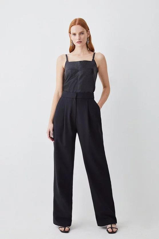 Hot Sale ๐ Karen Millen Leather Strap Cami Top โ - Image 5