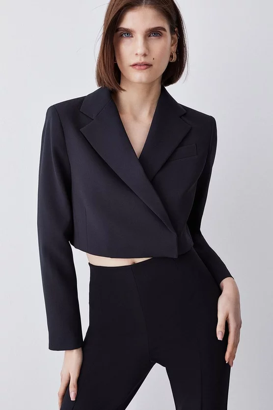 Flash Sale π₯ Karen Millen Tailored Cropped Blazer β¨
