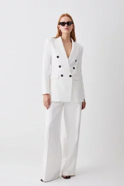 Budget π― Karen Millen Clean Tailored Double Breasted Blazer β