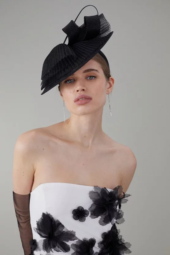 Coupon π― Karen Millen Asymmetric Bow Headband Fascinator π₯° - Image 6