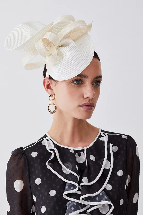 Coupon π― Karen Millen Asymmetric Bow Headband Fascinator π₯° - Image 4