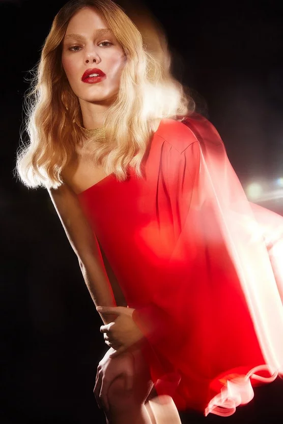 Best Sale ๐ฏ Karen Millen Compact Viscose One Shoulder Cape Mini ๐ Dress โ - Image 6