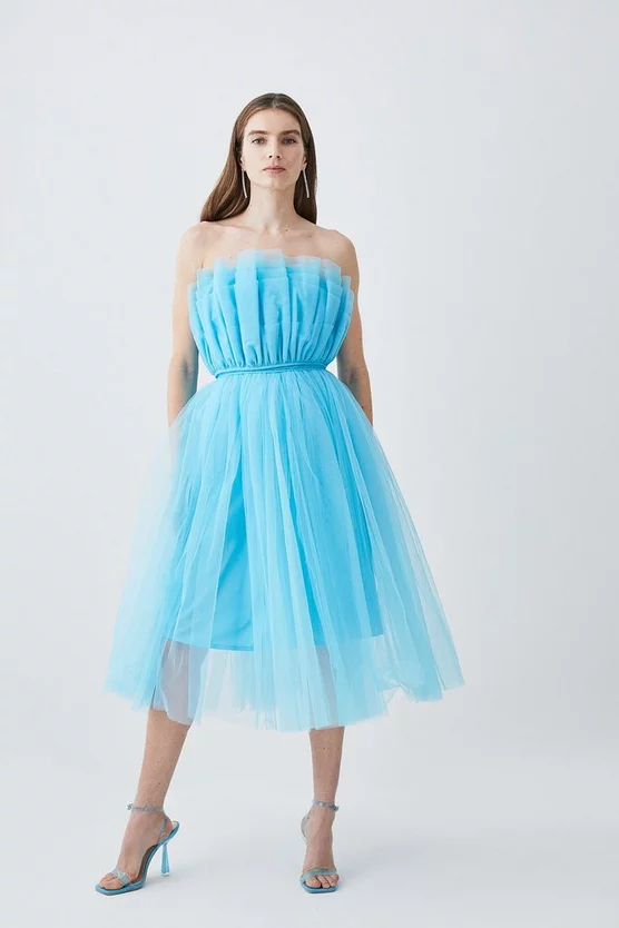 Budget 𧨠Karen Millen Tulle Woven Maxi π Skirt π - Image 5